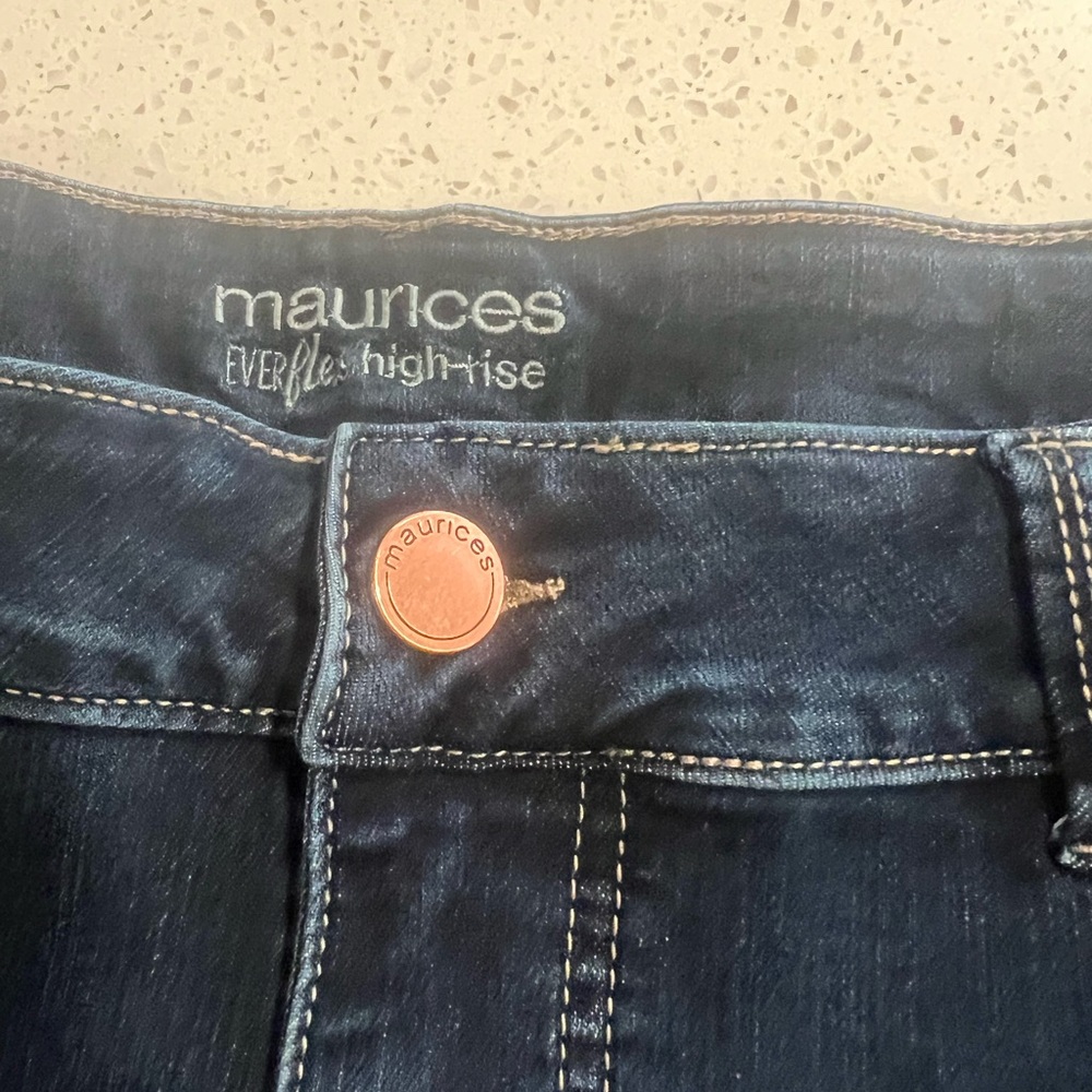 Maurices Everflex Plus Size 24 W Regular High-Ris… - image 4